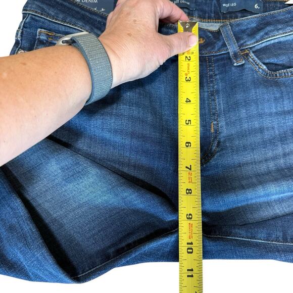 J Jill Jeans Women's Wide Leg Petite Upton Wash Sz 6 Relaxed Bohemian Boho NWT - Picture 10 of 10